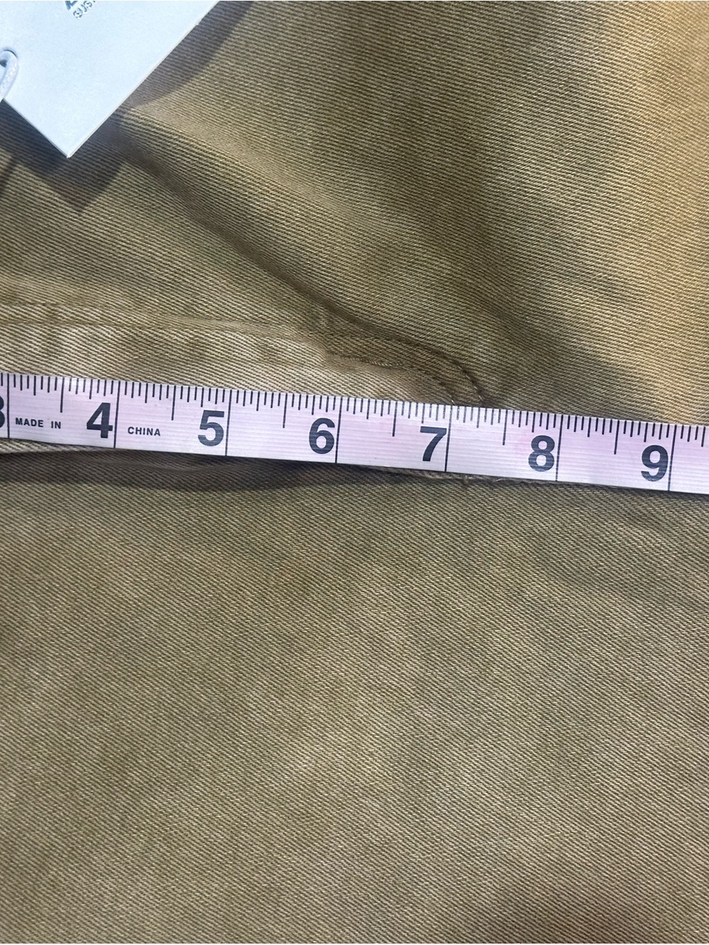 NWT SIZE L Zenana Outfitters High-Rise Wide Leg Jeans in Camel - Picture 12 of 15